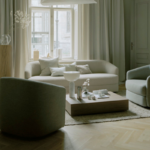 Covent sofa trois place avec Covent Lounge Chair New Works
