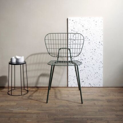 Wire dining chair audo